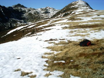 Weststartplatz Auf den Platten, im Hintergund rechts der Sambock